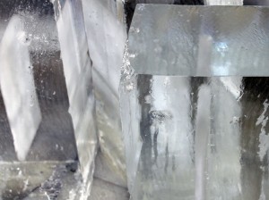 純氷で作るかき氷は、美味しい～♪（半貫目サイズで作って）